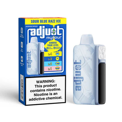 Adjust-My Disposable 40000 Puff 20mL 50mg • MOQ 5 - Sour Blue Razz