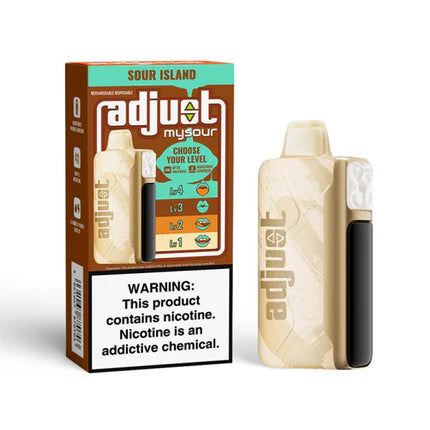 Adjust-My Disposable 40000 Puff 20mL 50mg • MOQ 5 - Sour Island