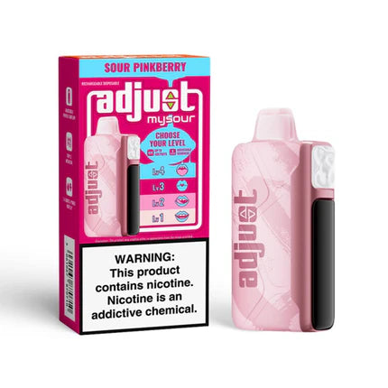 Adjust-My Disposable 40000 Puff 20mL 50mg • MOQ 5 - Sour Pinkberry
