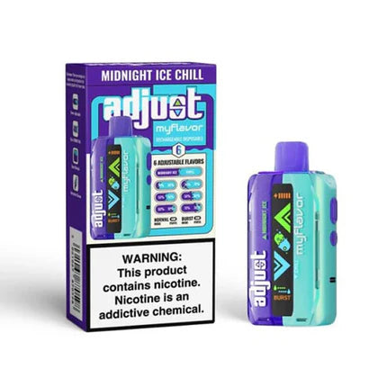 Adjust-My Disposable 40000 Puff 20mL 50mg • MOQ 5 - Flavor Midnight Ice Chill