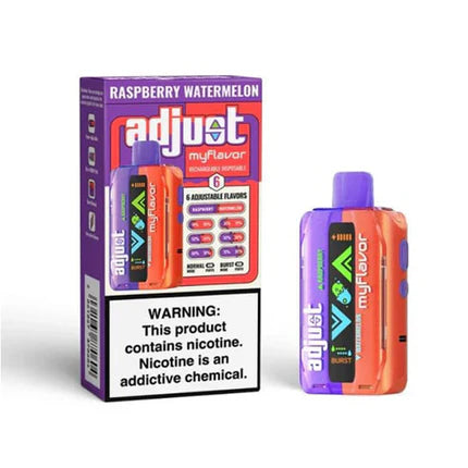 Adjust-My Disposable 40000 Puff 20mL 50mg • MOQ 5 - Flavor Raspberry Watermelon