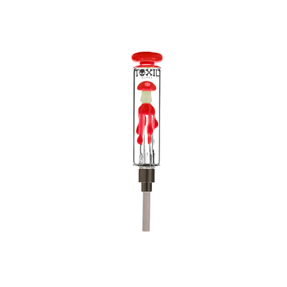 MKGlass (Nectar Collector) TXNC31 Toxic Mushroom Dripping - Red