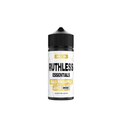 Ruthless Essentials Series E-Liquid | 100mL | 3mg | Maui Pineapple Juice On Ice