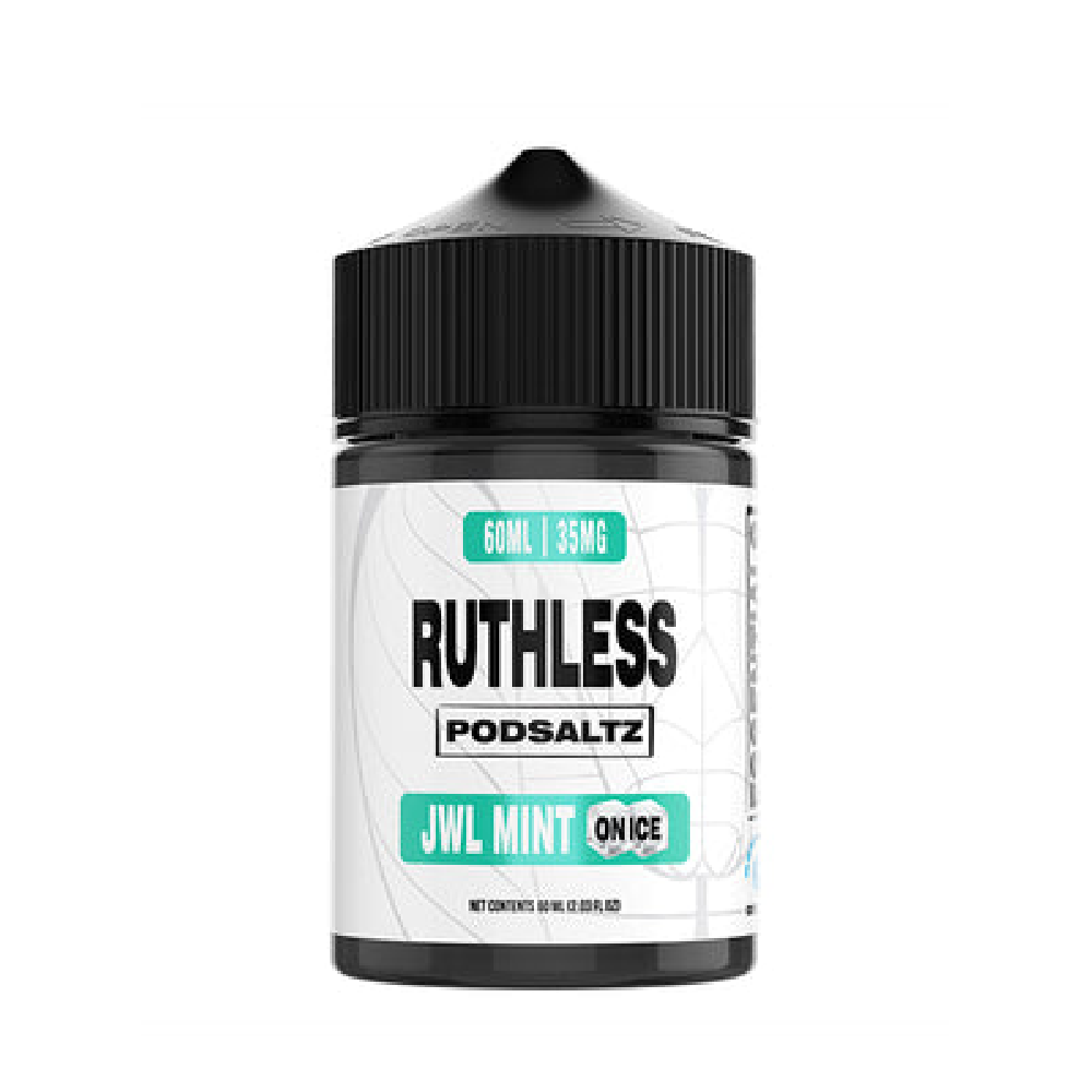 Ruthless Essentials Salt Series E-Liquid | 60mL | Salt Nic | Jwl Mint On Ice