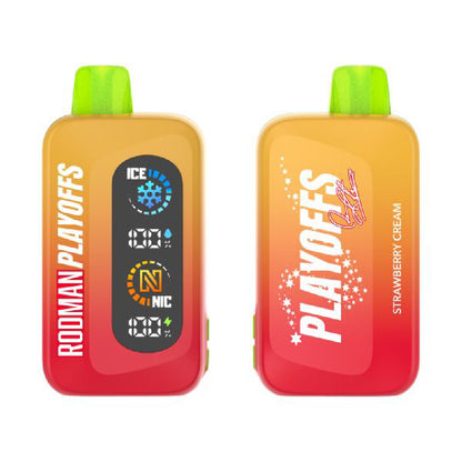 Rodman Playoffs Disposable | 50000 Puffs | 20mL | 50mg | MOQ 5 | Strawberry Cream
