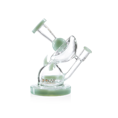 Lookah (Dab Rig) 7″ Mini Unique Recycler Water Pipe (WPC1001) - Green