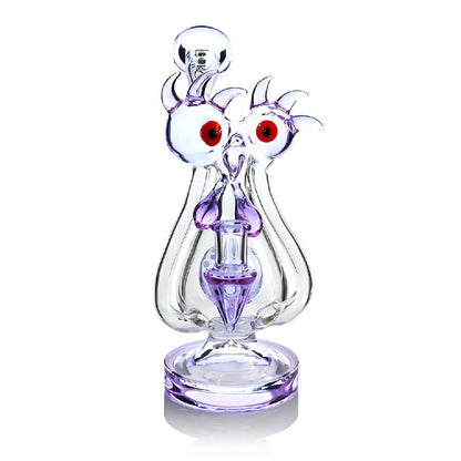 Lookah (Dab Rig) 9″ Cool Recycler Beast Water Pipe (WPC2024) - Purple