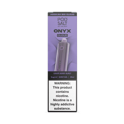 Onyx Cloud (Dispo) | (25000Puff) |(20mL) | MOQ 5 | Grape Berry Burst