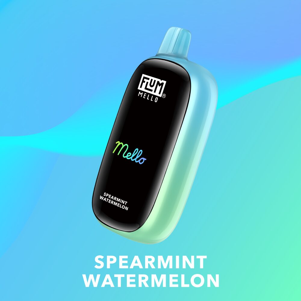 Flum Mello Disposable | 20000Puff | 15mL | 50mg | MOQ 5 | Spearmint Watermelon