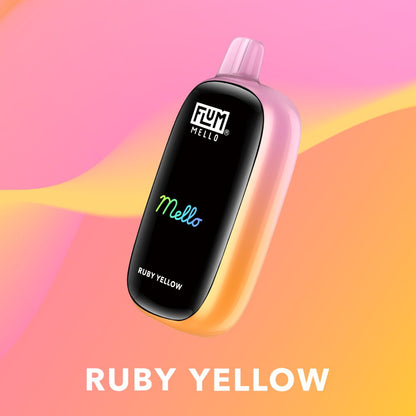 Flum Mello Disposable | 20000Puff | 15mL | 50mg | MOQ 5 | Ruby Yellow