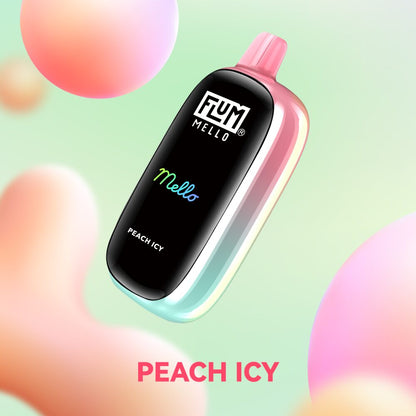 Flum Mello Disposable | 20000Puff | 15mL | 50mg | MOQ 5 | Peach Icy