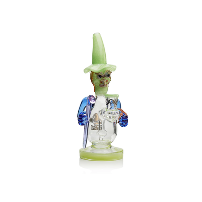 Lookah 12” Cool Mystic Wizard Dab Rig (WPC1220YL) - Green