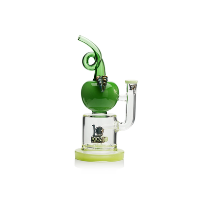 Lookah 12” Cute Apple Percolator Dab Rig (WPC1222YL) - Green