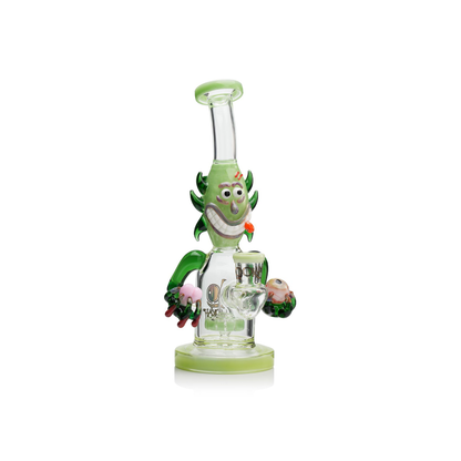 Lookah 12” Cool Percolator Alien Bong (WPC1223YL) - Green