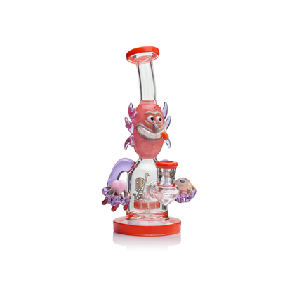 Lookah 12” Cool Percolator Alien Bong (WPC1223YL) - Orange