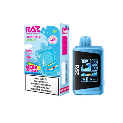 RAZ LTX Disposable | 25000 Puffs | 16mL | 50mg | MOQ 5 | Blueberry Punch with packaging
