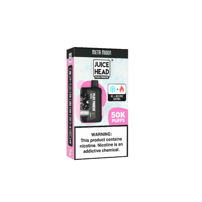 Juice Head Flex Freeze (Dispo) | 50000 Puff | 24mL | 50mg | Meta Moon with packaging