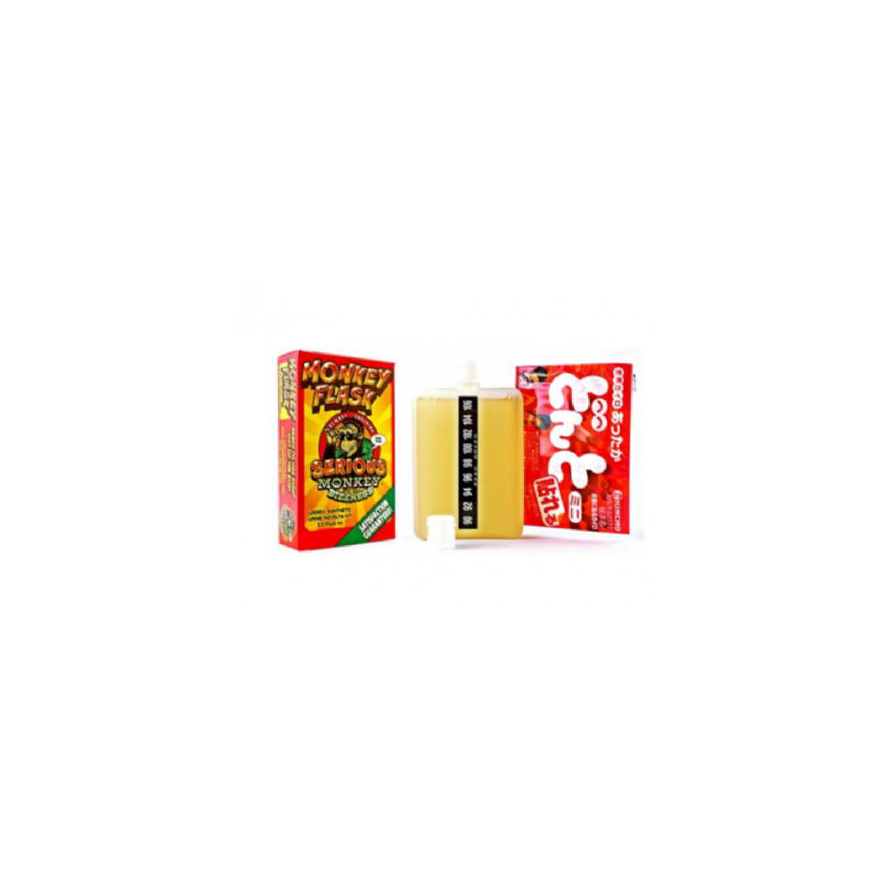 Serious Monkey Bizzness (Synthetic Urine) Monkey Flask Kit 3.5oz with packaging