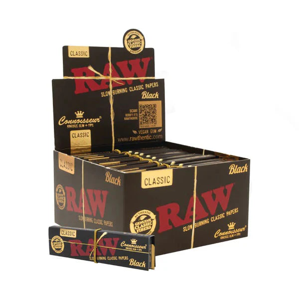 Raw* (DSPLY 24pc)(Wraps)(32-Pack) Rolling Papers