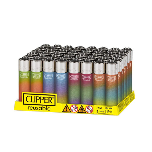 Clipper (DSPLY 48pc)(Lighter) CP11R Reusable Classic Large - Triple Gradient 2 TPB + LB (SAS)