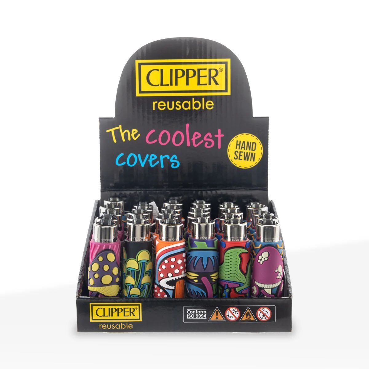 Clipper (DSPLY 30pc)(Lighter) CP11R Reusable Classic Large - Group Photo