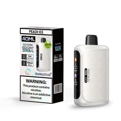 Horizon 100K (Dispo) | (100000Puff) |(40mL) | Peach Ice with packaging