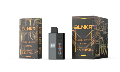 BLNKR (DispoDelta)(3.5g) Melted Diamonds THC-P - Mango X Chamoy  (Sativa) with packaging