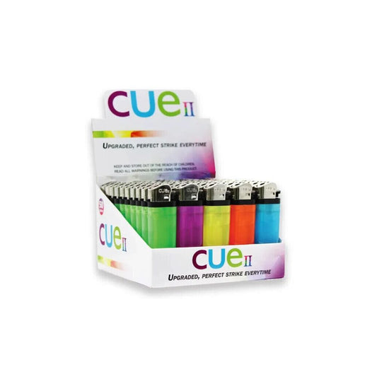 Cue (DSPLY 50pc)(Lighter) Cue II - Assorted Colors
