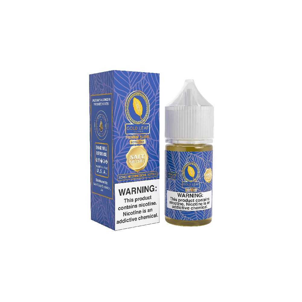 Gold Leaf (LIQ Salt)(30mL) - Royal Oak with packaging