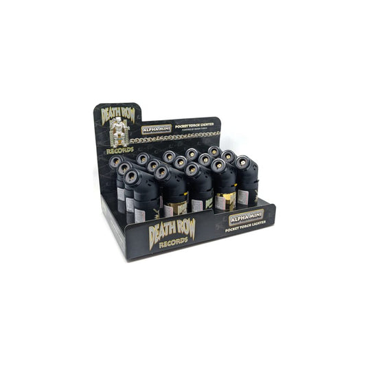 Death Row Records (DSPLY 15pc)(Lighter) Alpha Mini Torch (SAS) - Assorted Colors