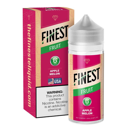 Finest E-Liquid 100mL (Freebase) - Apple Melon with packaging
