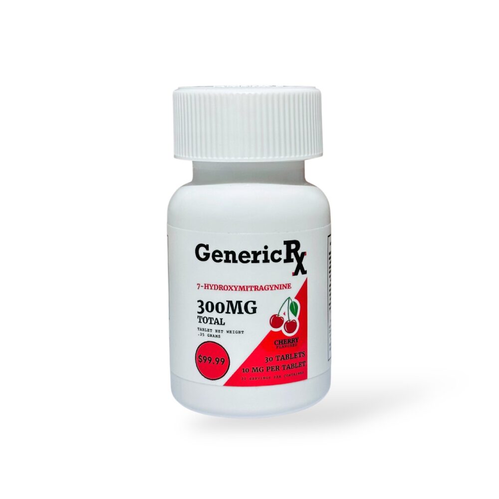 Generic RX Kratom Tablets 300mg 30ct Jar