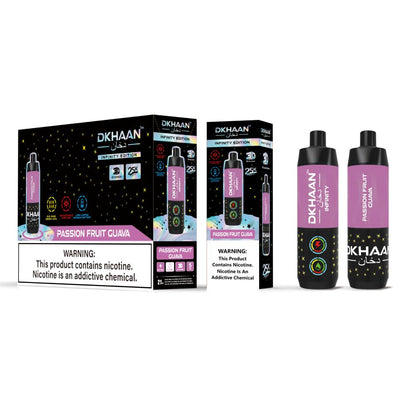 Dkhaan Infinity (Dispo) (25000Puff)(20mL)- Passion Fruit Guava
