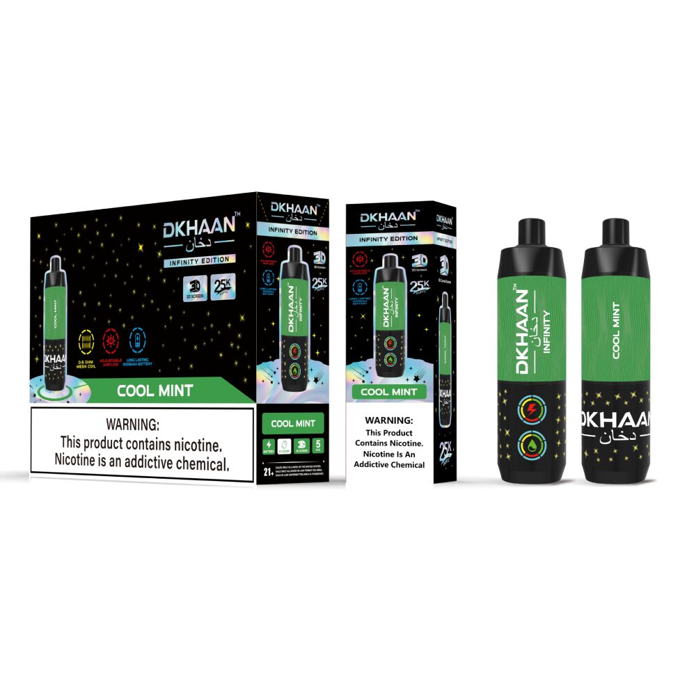 Dkhaan Infinity (Dispo) (25000Puff)(20mL)- Cool Mint

