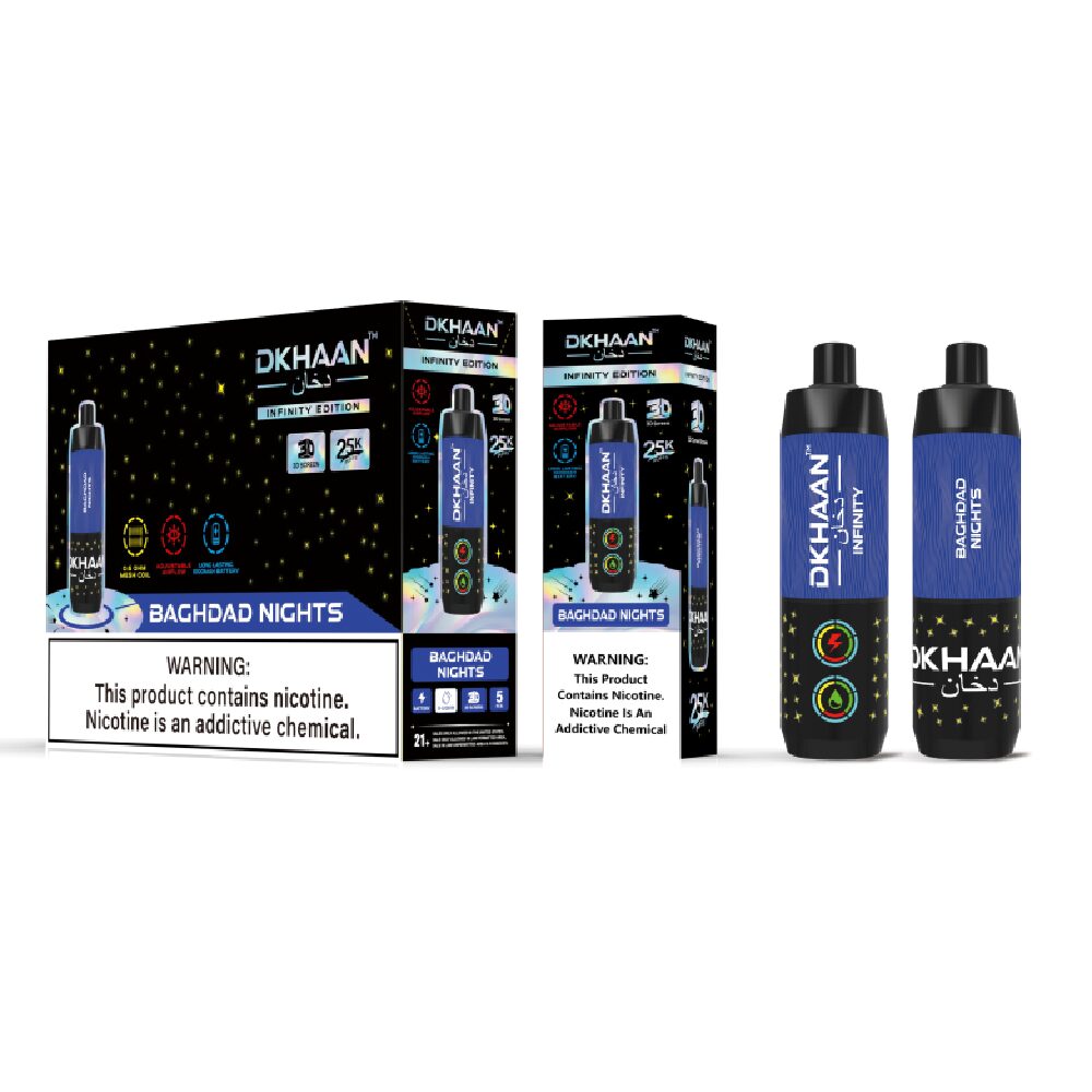 Dkhaan Infinity (Dispo) (25000Puff)(20mL)- Baghdad Nights

