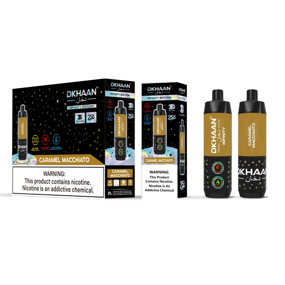 Dkhaan Infinity (Dispo) (25000Puff)(20mL)- Caramel Macchiato

