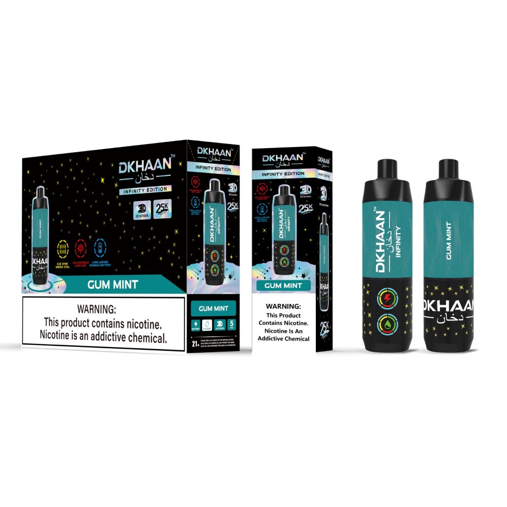 Dkhaan Infinity (Dispo) (25000Puff)(20mL)- Gum Mint


