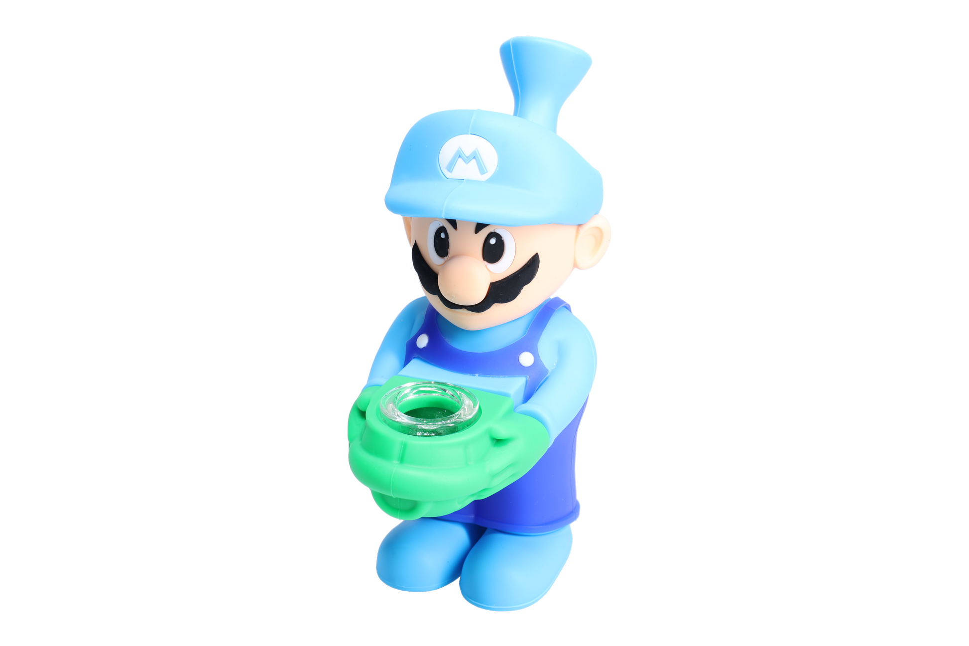 Non branded (Hand Pipe)(1-Pack) SHP19 6″ Silicone Character - Blue