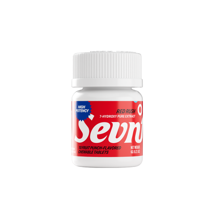 Sevn (Kratom)(350mg 10ct Tablet) 7-Hydroxy - Red Rush