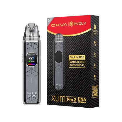 OXVA Xlim Pro 2 Kit – Pod System - DNA Version: Nebula Gray