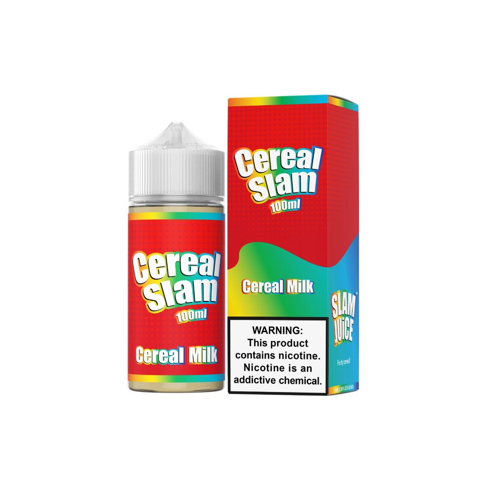 Slam Juice Series E-Liquid 100mL – Freebase- Cereal Slam
