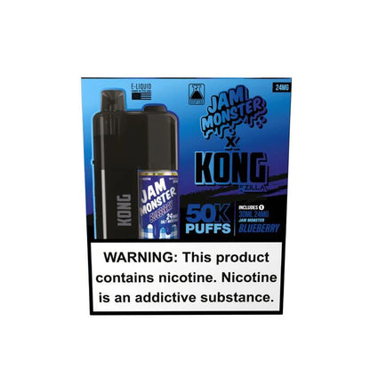 Kong by Zilla x Jam Monster (Dispo) (50000Puff)(30mL) - Blueberry
