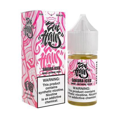 Zen Haus Salt Series E-Liquid | 30mL | (Salt Nic) | Sakura Ice 