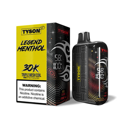Tyson 2.0 Legend Disposable 30k Puffs 50mg (16mL) - Menthol Gold