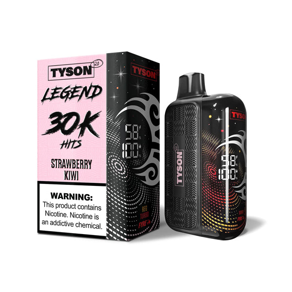 Tyson 2.0 Legend Disposable 30k Puffs 50mg (16mL) - Strawberry Kiwi