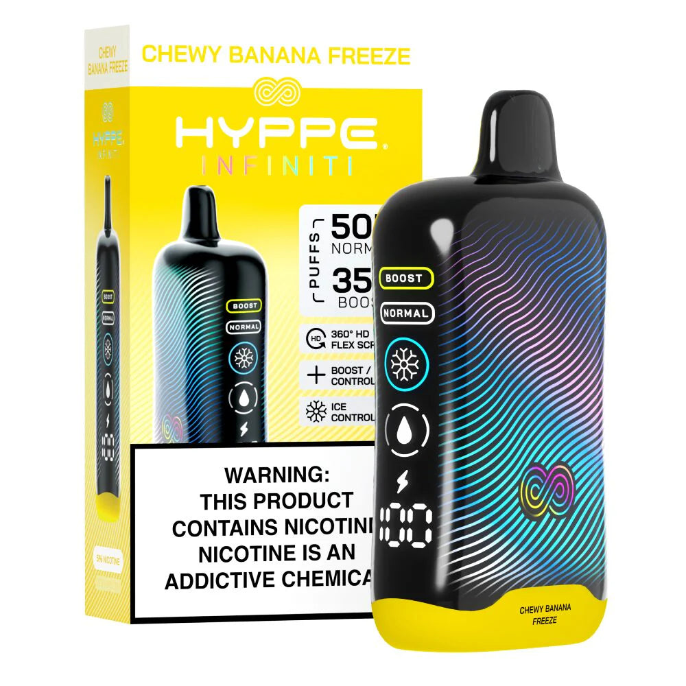 Hyppe Infiniti Disposable - Chewy Banana Freeze