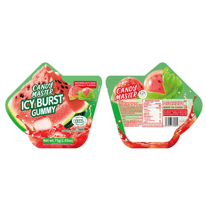 Candy Master Icy Burst (Gummy Candy) Watermelon with packaging