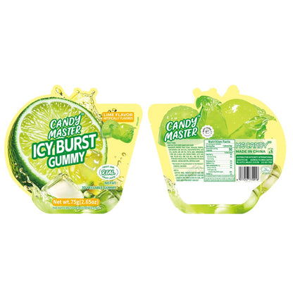 Candy Master Icy Burst (Gummy Candy) Lime with packaging