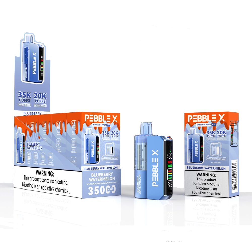 Pebble X Disposable + Power Dock - Blueberry Watermelon