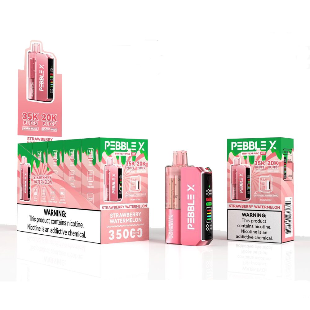 Pebble X Disposable + Power Dock - Strawberry Watermelon
